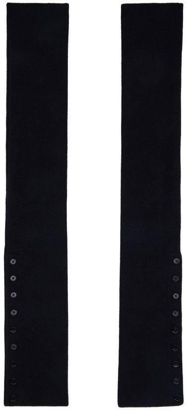 Rukavice LEMAIRE Lemaire Buttoned Leg Warmers Čierna | KN659 LK087, 0