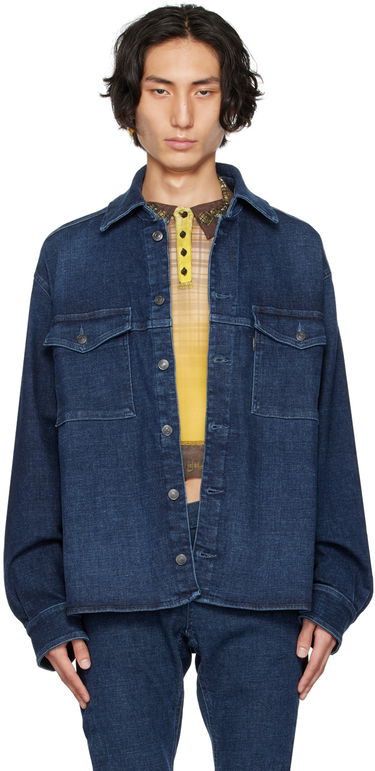 Bunda Ottolinger Ottolinger Denim Buttoned Shirt Modrá | 1700408, 0