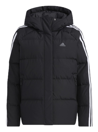 Bunda adidas Originals 3-Stripes Puffy Čierna | H23063