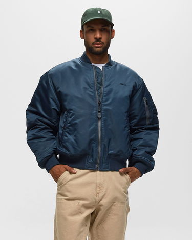 Bomber bunda Schott NYC Oversized Bomber Jacket Modrá | AIRFORCE90RS-NAVY, 1