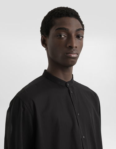 Košeľa Dolce & Gabbana Dolce & Gabbana Mandarin Collar Canvas Shirt Čierna | G5HR1TFU5X4N0000, 3
