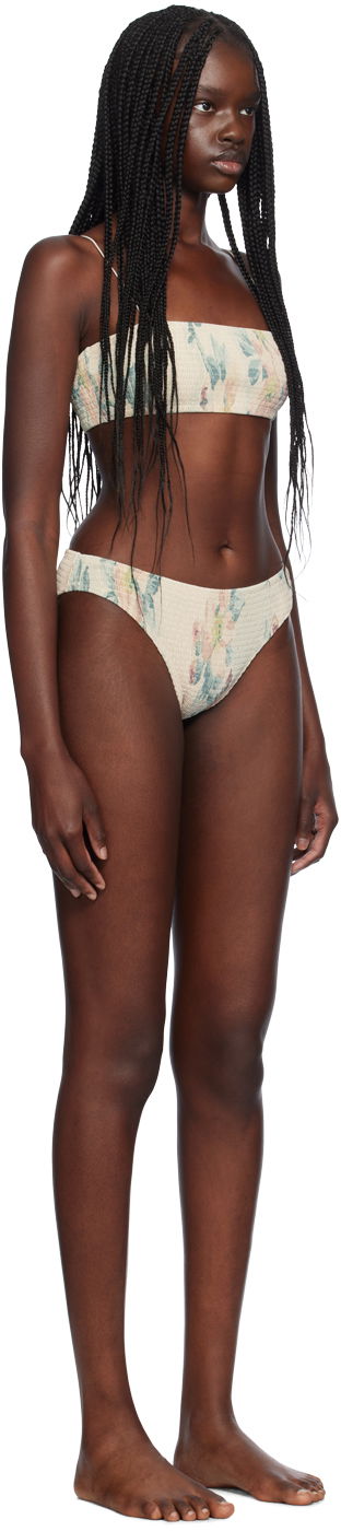 Plavky TOTEME TOTEME Smocked Mid-Rise Bikini Rôznofarebný | 243-WSW1079FB0249/2WRW3263FB0249, 1