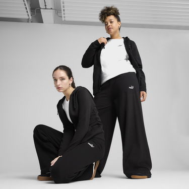 Súprava Puma ESS Small No. 1 Logo High-Waisted Straight-Leg Pants Čierna | 682428_01, 0