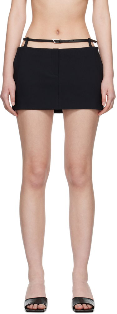 Sukňa The Attico Attico Belted Miniskirt Čierna | 248WCS226 E100, 0