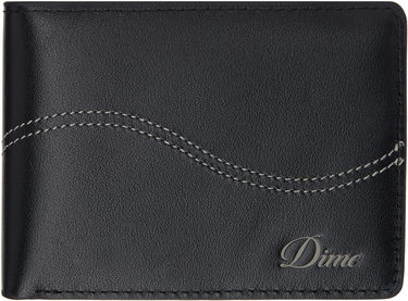 Peňaženka Dime Cursive Leather Bifold Wallet Čierna | DIMEHO2431BLK, 0