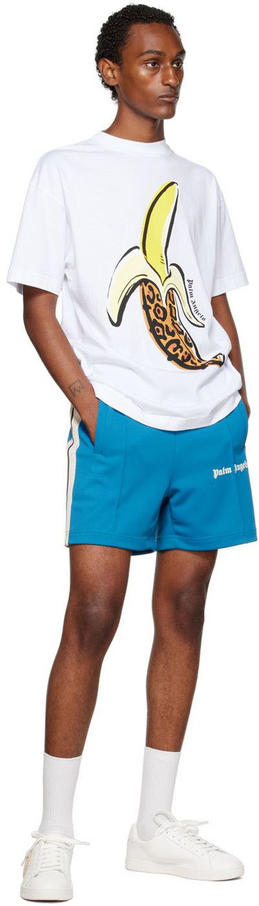 Tričko Palm Angels Banana Tee Biela | PMAA001F22JER0060118, 3