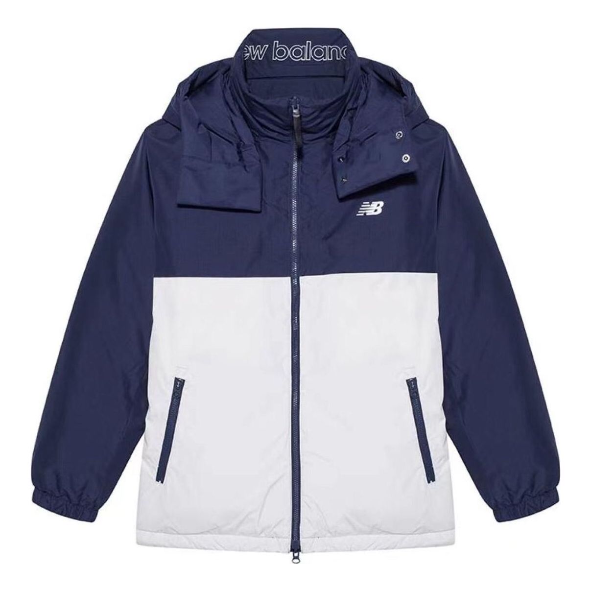 Parka New Balance Color Block Windbreaker Modrá | NP847011-NV, 0