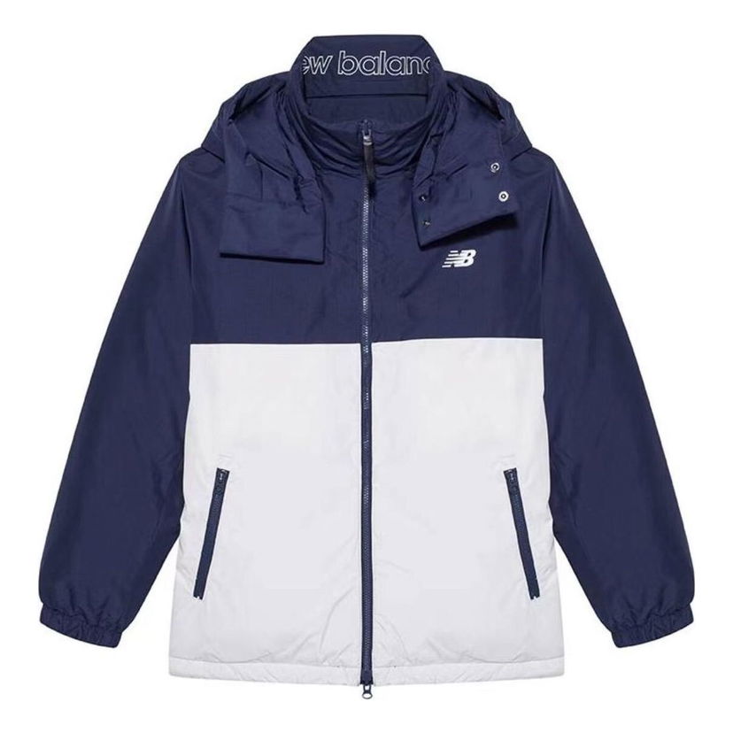 Parka New Balance Color Block Windbreaker Modrá | NP847011-NV
