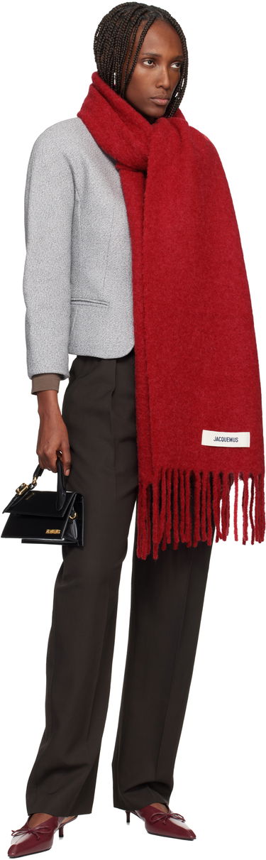 Šál Jacquemus La Casa 'The Carro' Brushed Fringed Scarf Hnedá | 24HACU00572BOT4032, 2