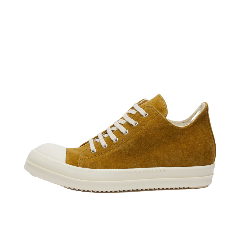 Tenisky a topánky Rick Owens Moleskin Low Sneakers Zelené | DU02D2802-MO-9211