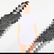 Adidas Women's Leopard Print Crop Top and Shorts Set