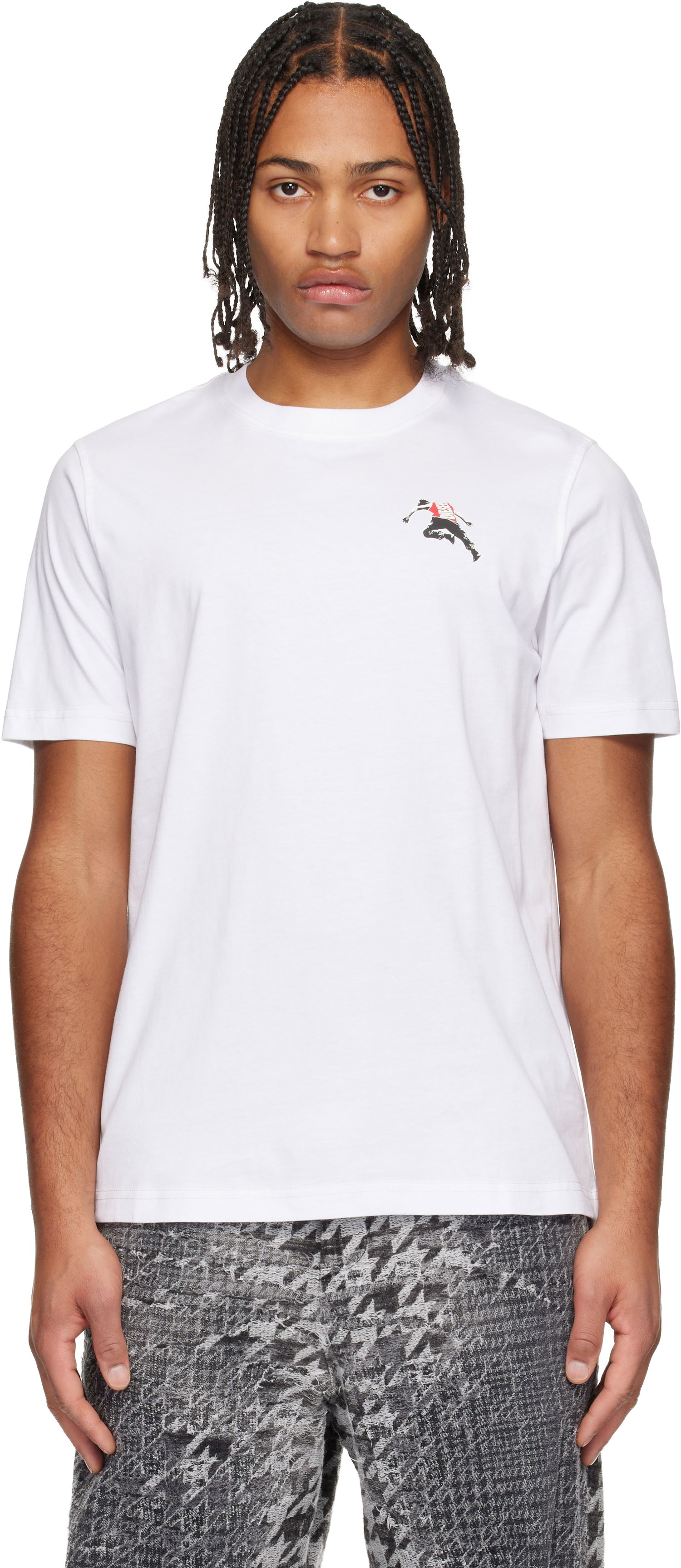 Tričko Diesel Graphic T-Shirt Biela | A18668-0QIAM-100, 0