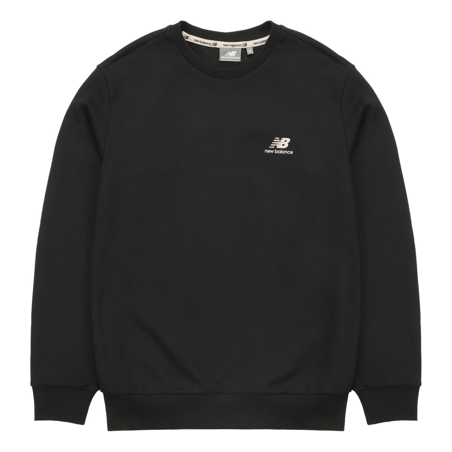 Sveter New Balance Athleisure Round Neck Long Sleeve Sweatshirt Čierna | 5CB33223-BK, 0