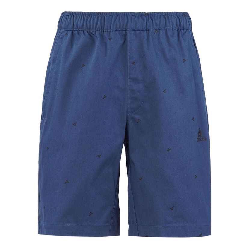 Šortky adidas Originals adidas Fi AOP Logo Print Casual Shorts Modrá | GP0946