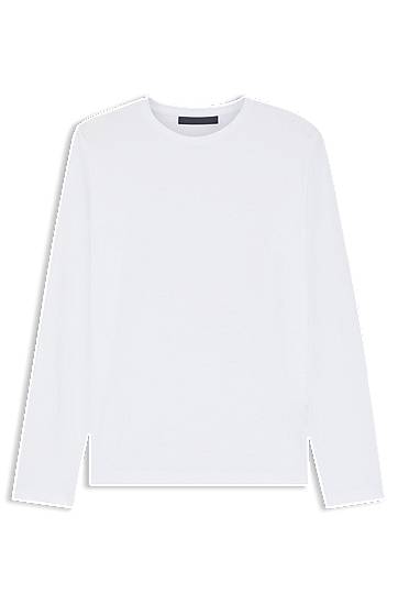 Tričko BOSS BECKHAM x BOSS Mercerised Cotton T-Shirt Biela | 50552319