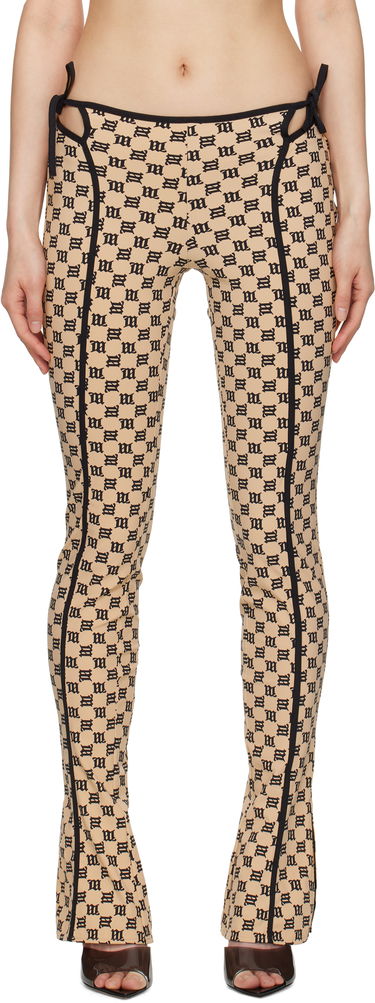 Legíny MISBHV MISBHV Monogram Coquette Leggings Béžová | 250W307, 0