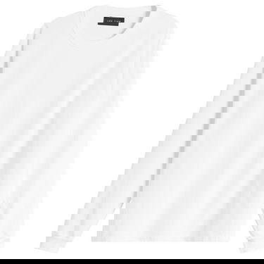 Tričko LES TIEN Heavyweight Binded Classic Long Sleeve T-Shirt Biela | HV-2090-WHT, 0