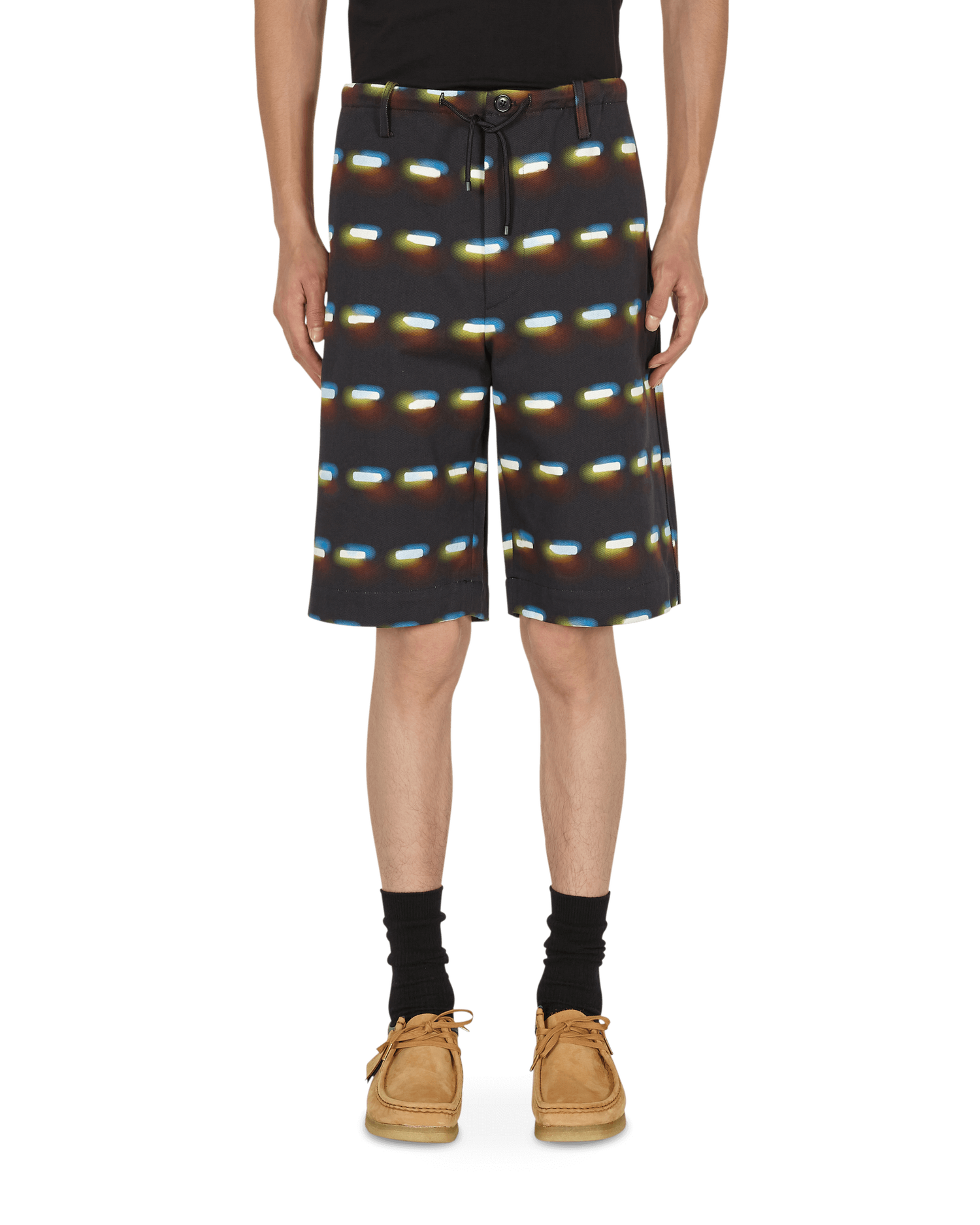 Šortky Dries Van Noten Len Lye Penny Shorts Čierna | 211-20931-2024 900, 0
