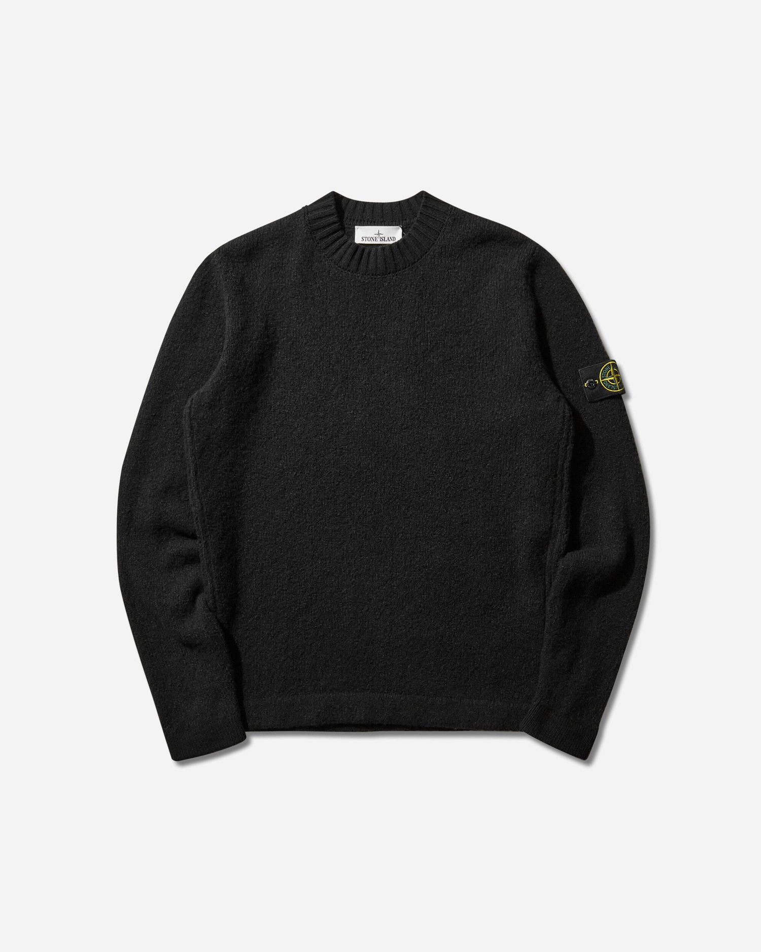 Sveter Stone Island Brushed Wool Knit Sweater Čierna | K2S15-5100056-S00N2 V0029, 1