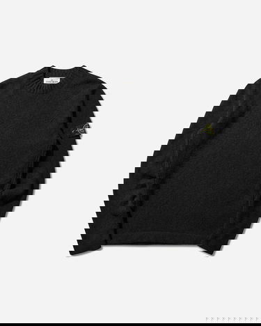 Sveter Stone Island Brushed Wool Knit Sweater Čierna | K2S15-5100056-S00N2 V0029, 1