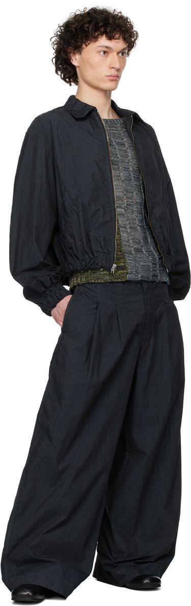 Bomber bunda Eckhaus Latta Eckhaus Latta Flight Jacket Čierna | 1227-EL-PS25-A - ANTHRACITE, 3