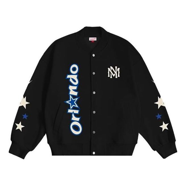 Bomber bunda Mitchell & Ness Mitchell & Ness NBA Orlando Magic Varsity Jacket Čierna | MA13M027F-1, 0