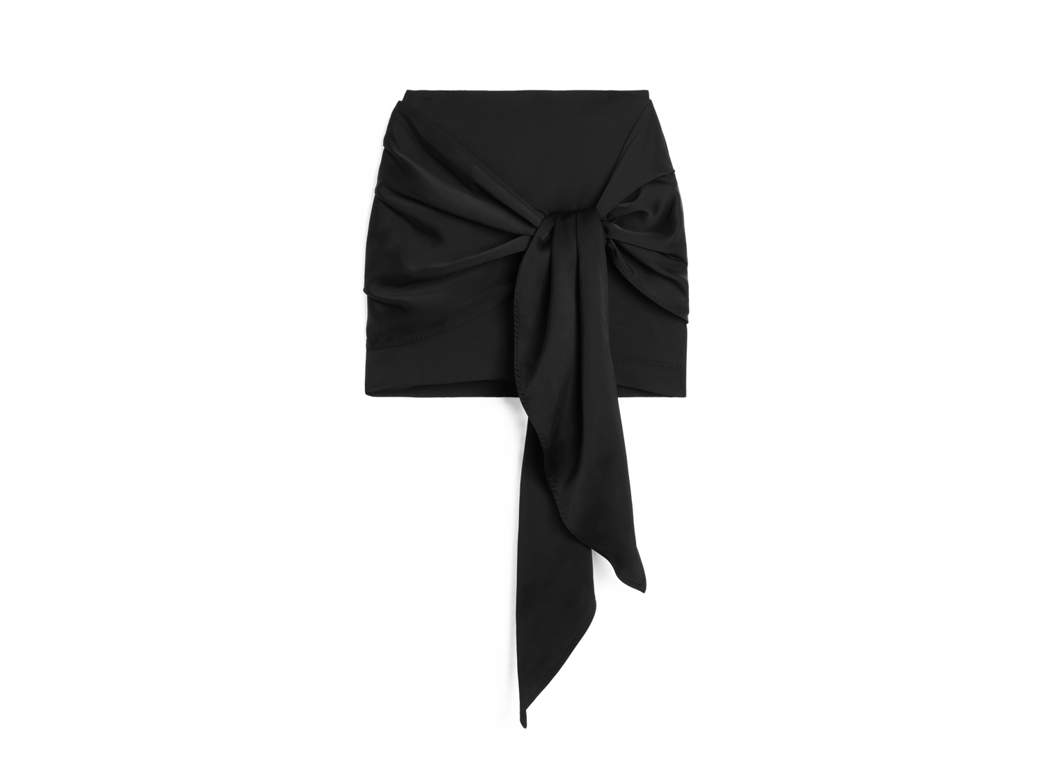 Sukňa AXEL ARIGATO Dione Tie-Front Skirt Čierna | A2124001, 1