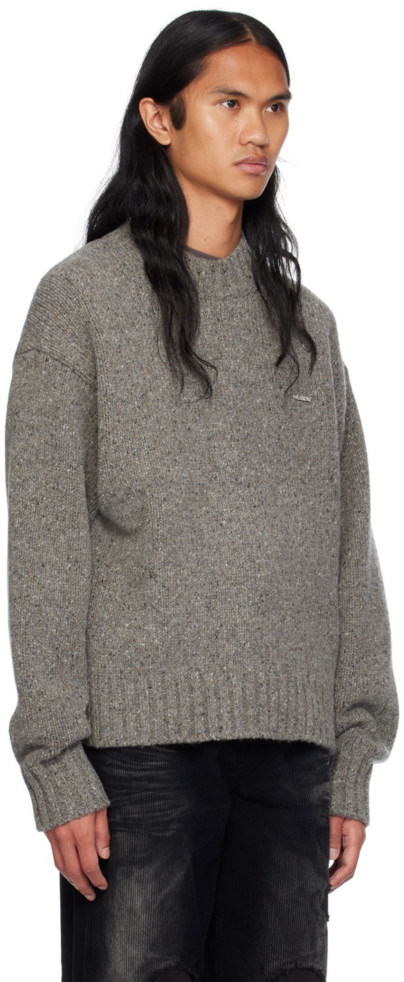 Sveter We11done Chunky Knit Sweater Šedá | WD-KT2-24-626-U-DG, 1