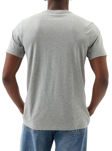 Tričko GAP Basic Logo Tee Heather Grey Šedá | 856659-00, 3