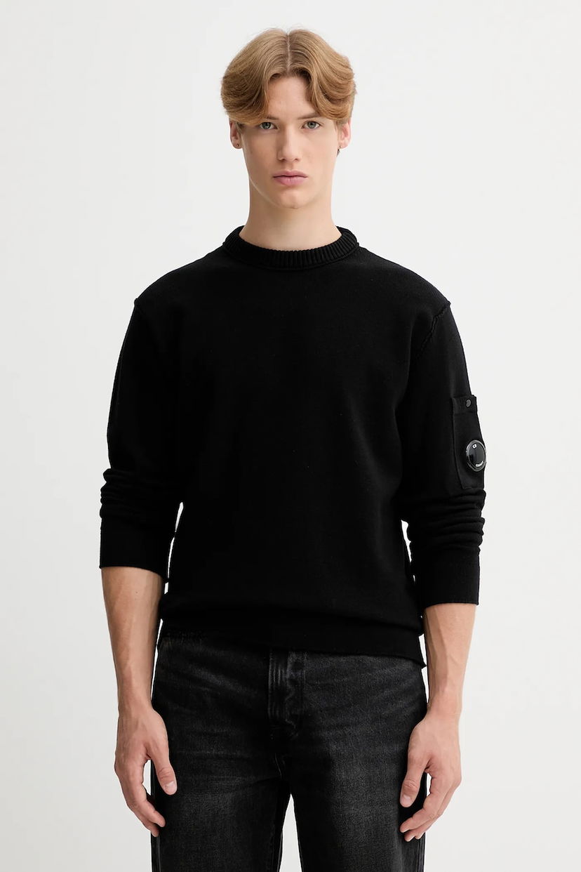 Sveter C.P. Company C.P. Company Knit Sweater Čierna | 19CMKN238A110432A