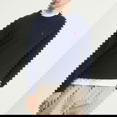 Sveter Polo by Ralph Lauren Cotton Knit Jumper Navy | 710810846-BLU, 2