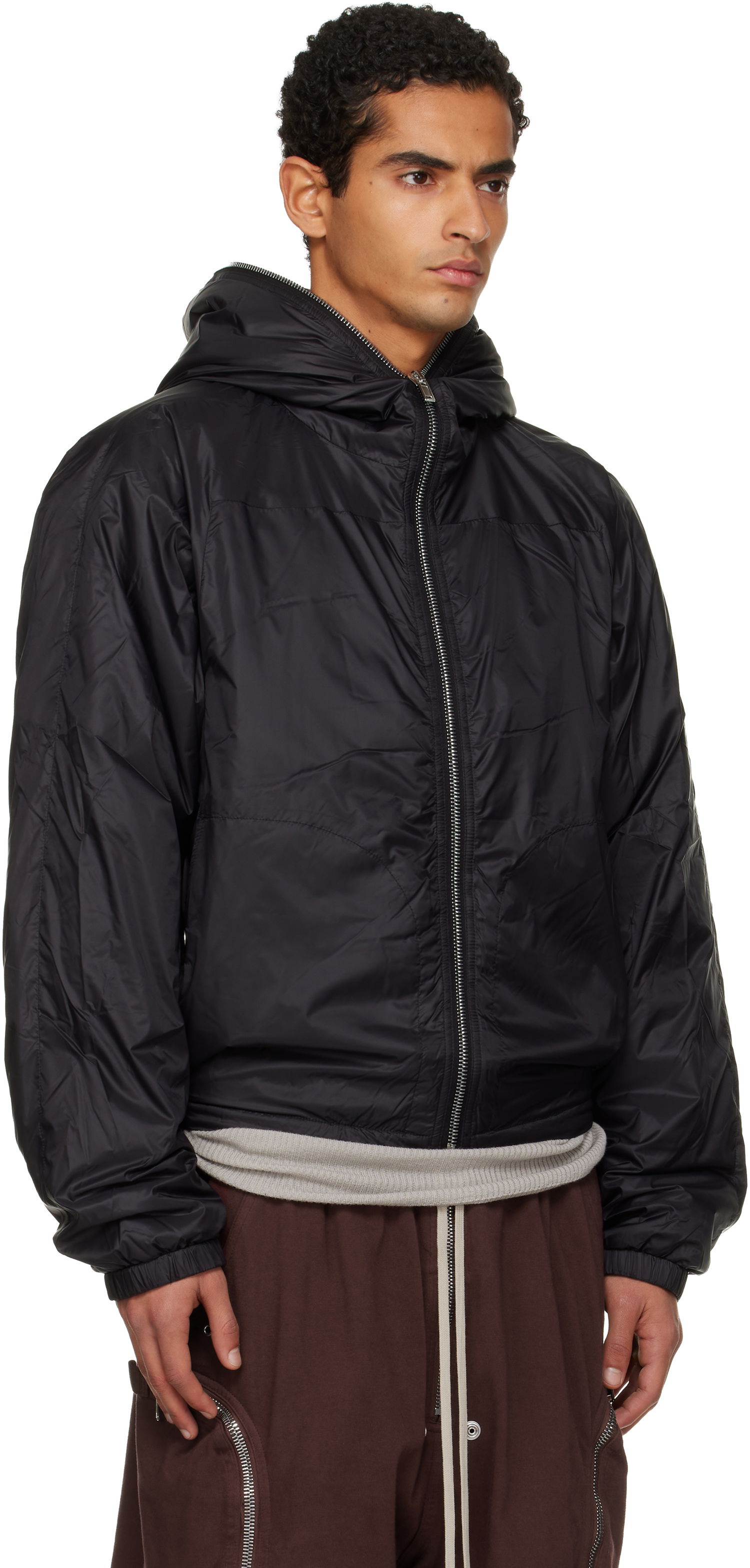 Vetrovka Rick Owens Rick Owens DRKSHDW Sealed Windbreaker Jacket Čierna | DU02E7770 NP, 1
