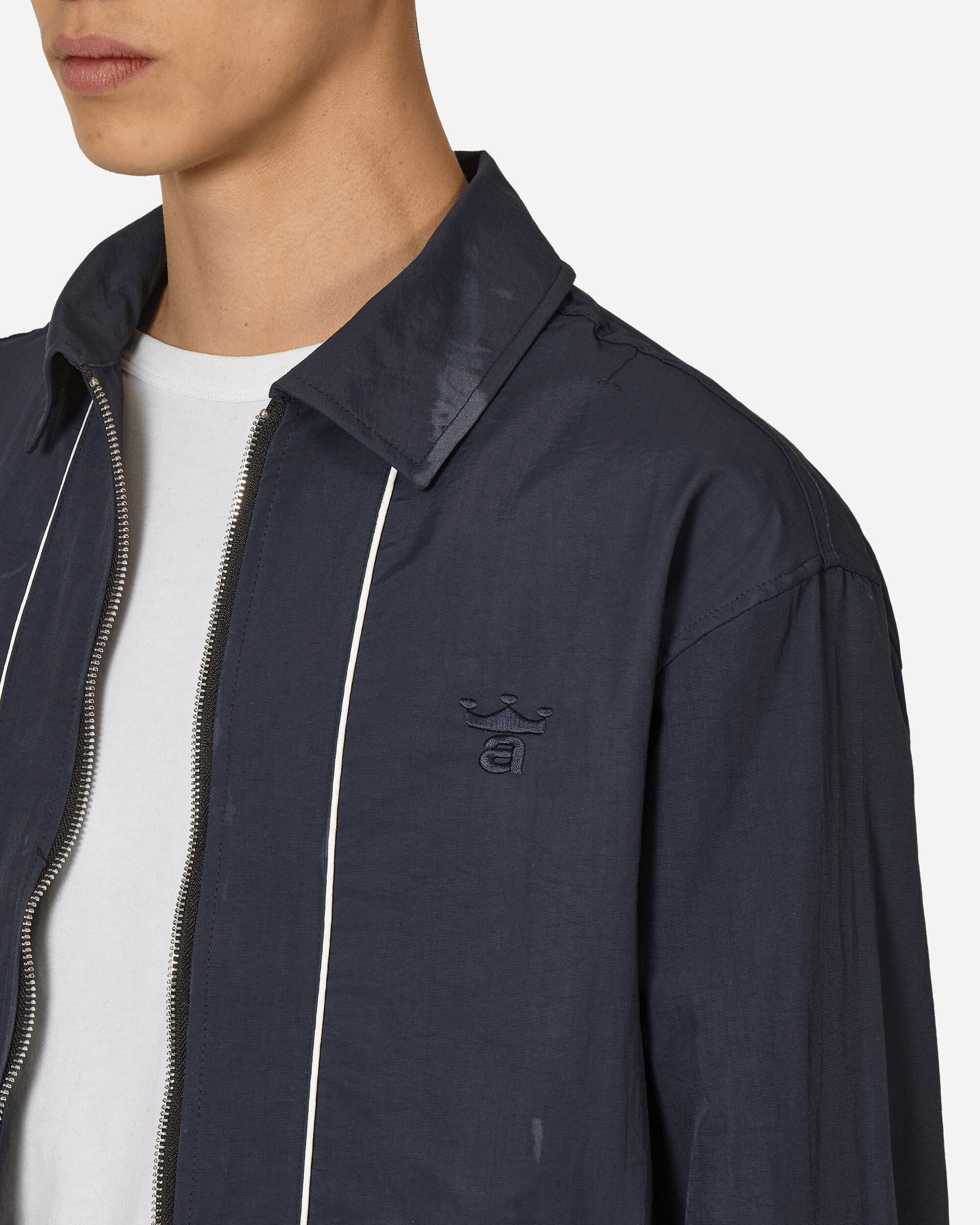 Crown Embroidered Coaches Jacket