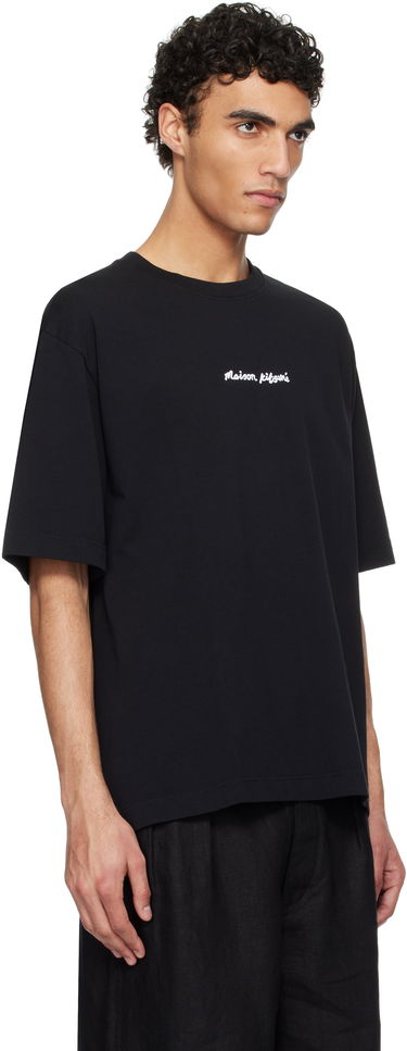 Tričko MAISON KITSUNÉ Maison Kitsuné Handwriting Oversize T-Shirt Čierna | OM00122KJ0119, 1