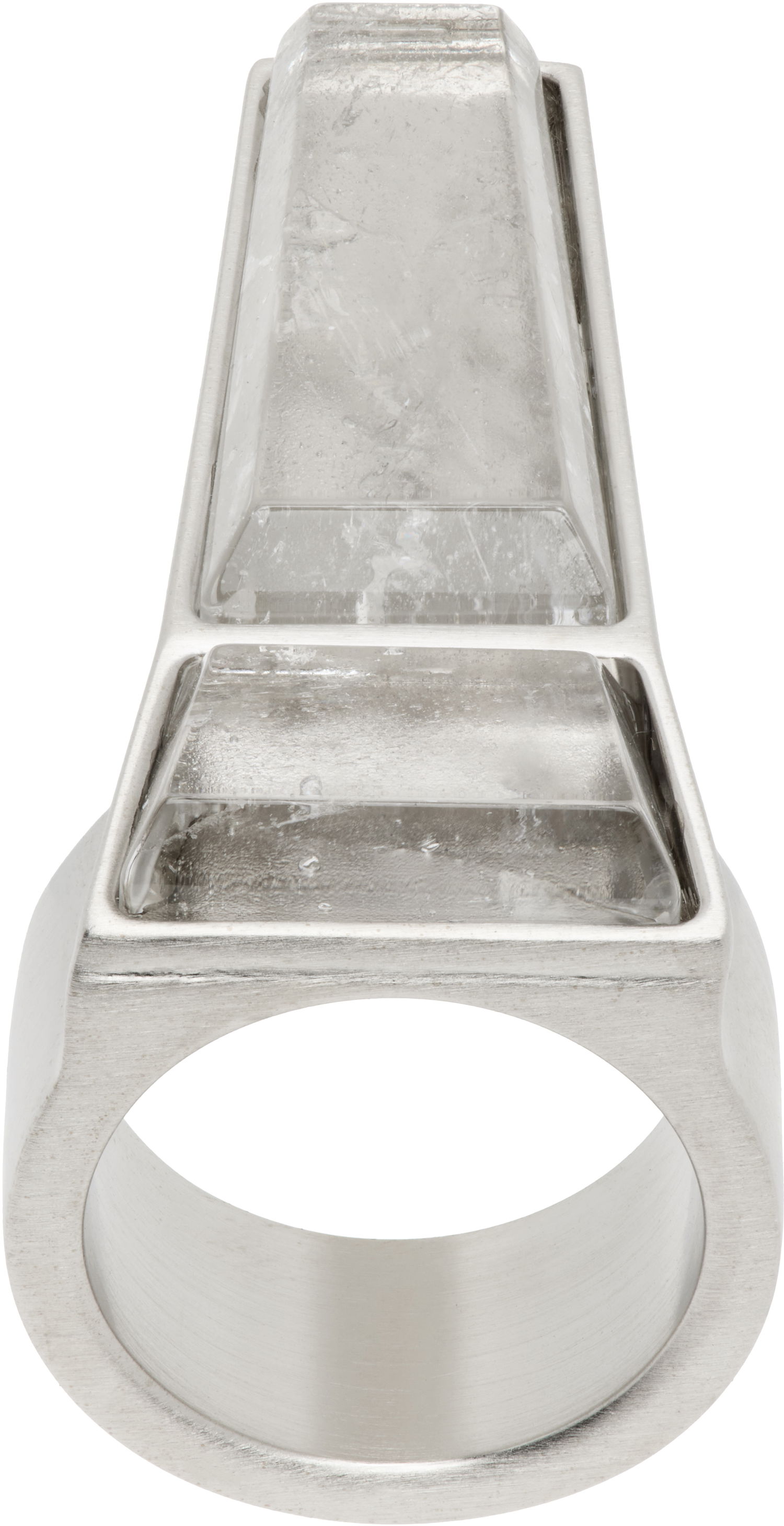 Prsteň Rick Owens Rick Owens Crystal Trunk Ring Metalická | RJ0000028 METES2, 1