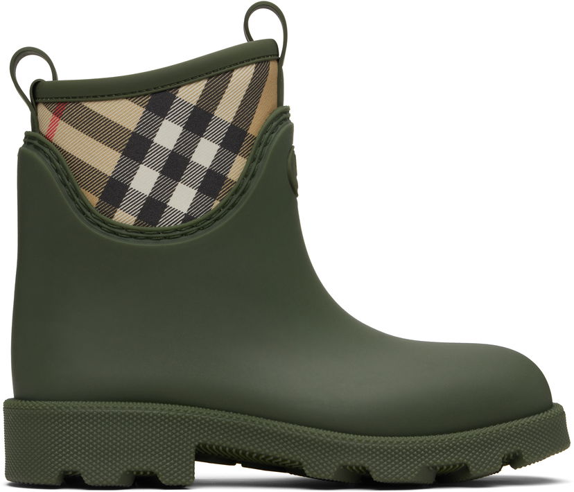 Tenisky a topánky Burberry Burberry Marsh Stamp Low Rubber Boots Zelené | 8111711