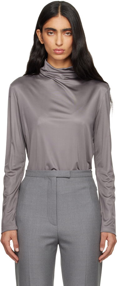 Dres Dries Van Noten Dries Van Noten Long-Sleeve Jersey Turtleneck Šedá | 252-011157-2617, 0