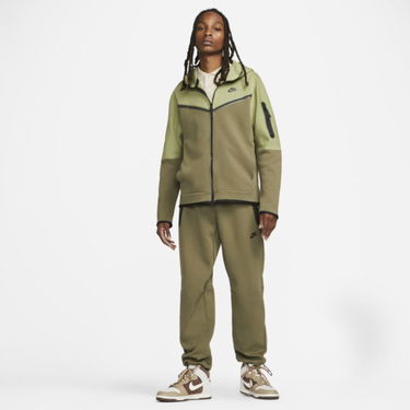 Mikina Nike Tech Fleece Full-Zip Hoodie Zelené | CU4489-334, 1