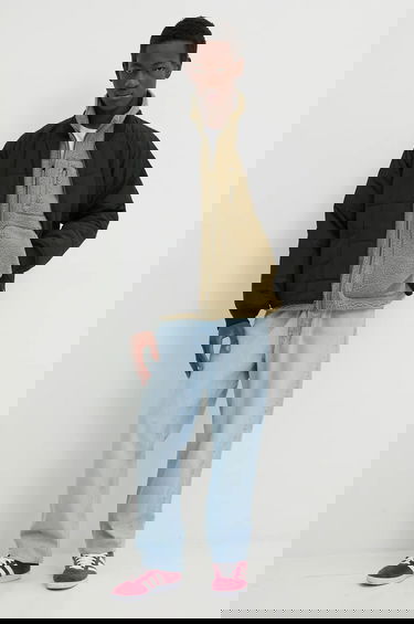 Bomber bunda Dickies GARDINER Quilted Bomber Jacket Sherpa Lined Čierna | DK0A4Z35, 1