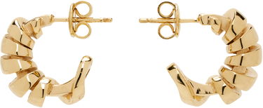 Náušnice Bottega Veneta Twist Gold Earrings Žltá | 804860 VAHU0, 0