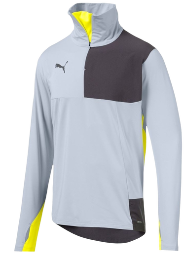 Mikina Puma 1/4 Zip Training Sweatshirt Šedá | 656450-002, 1