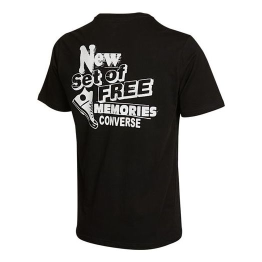 Tričko Converse Converse Casual Short Sleeve T-Shirt Čierna | 10021509-A02
