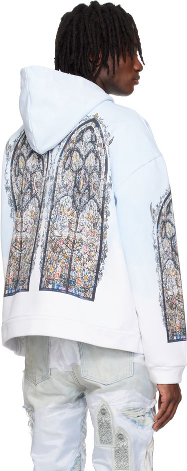 Mikina Who Decides War Who Decides War Ignatius Graphic Print Hoodie Modrá | 1110270008SS25, 2