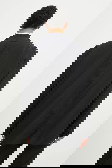 Bunda Maison Margiela MM6 Maison Margiela Oversized Wool Blazer Čierna | SH0BN0011, 2