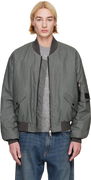 Dolce&Gabbana Oversize Linen Bomber Jacket