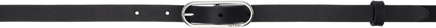 Opasok rag & bone Rag & Bone Baby Rounded Leather Belt Čierna | WJW25SB1080LE80, 0