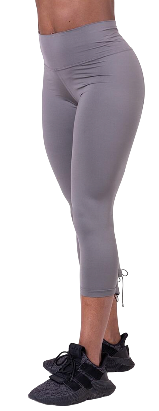 Legíny NEBBIA Nebbia Lace-up 7/8 Leggings Šedá | 66101, 0