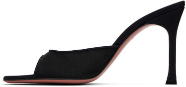Doplnky Amina Muaddi Amina Muaddi Alexa Mesh Slipper 95 Heeled Sandals Čierna | ALEXA MESH SLIPPER, 2