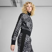 T7 Leo Luxe All-Over Print Track Jacket