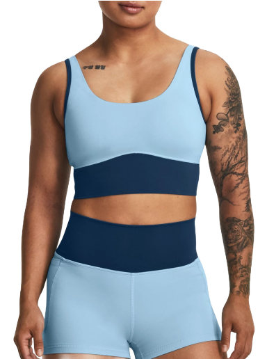 Crop Top Under Armour UA Meridian Fitted Modrá | 1379153-490